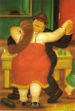Fernando Botero Werke - Tanzendes Paar Fernando Botero